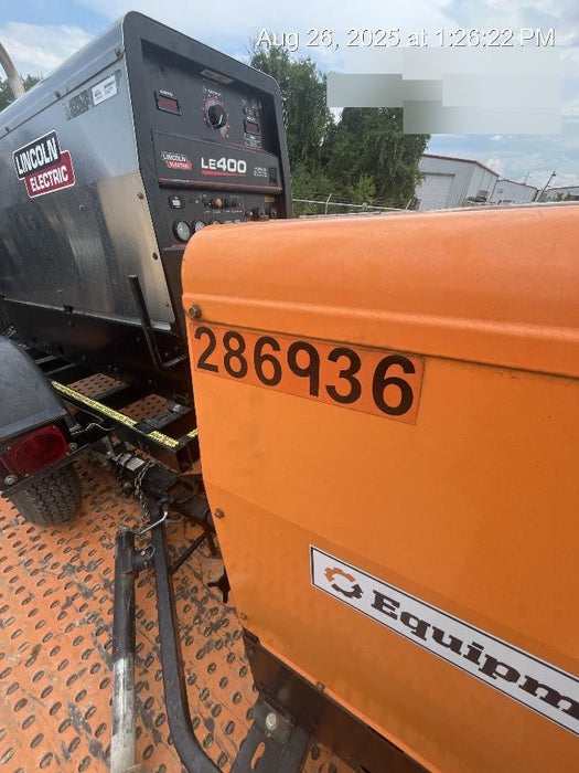 2022 Lincoln Electric LE400 Kubota V1505, Trlr, Cable Rack, Light Kit, ES Decals, T3