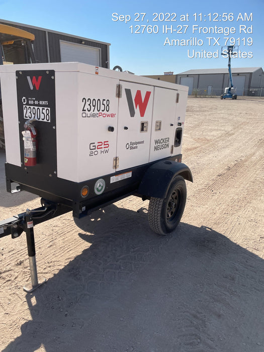 2022 WACKER NEUSON G25