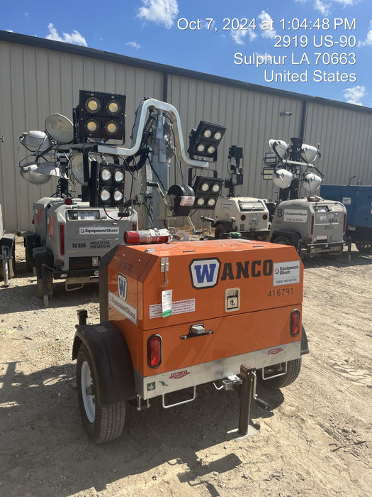 2024 Wanco WLTT-4MM4K Diesel, Deep Sea Controller, Shore Power Plug, Auto Start, (4) 350W LED Floodlights, 4kW Generator, 60 Gal Fuel Tank, 2" Ball, T3