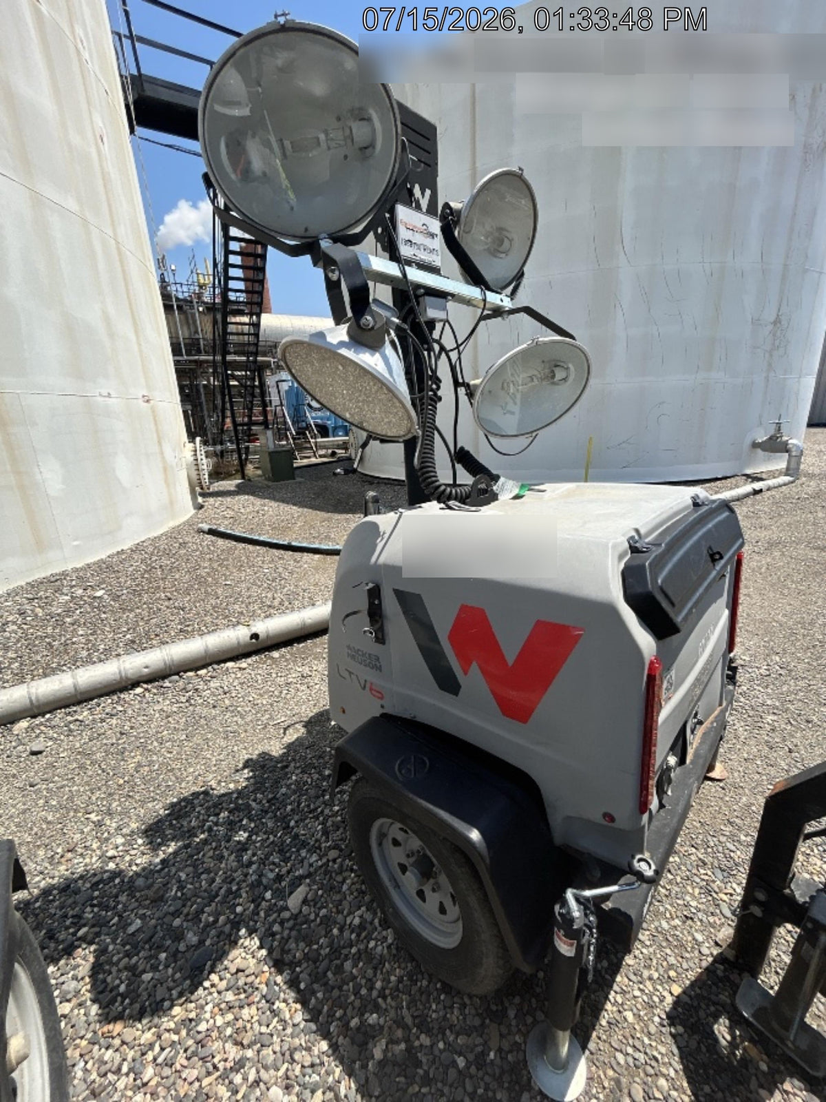 Wacker Neuson LTV6K-MH Wacker Neuson LTV6K Towable Light Tower