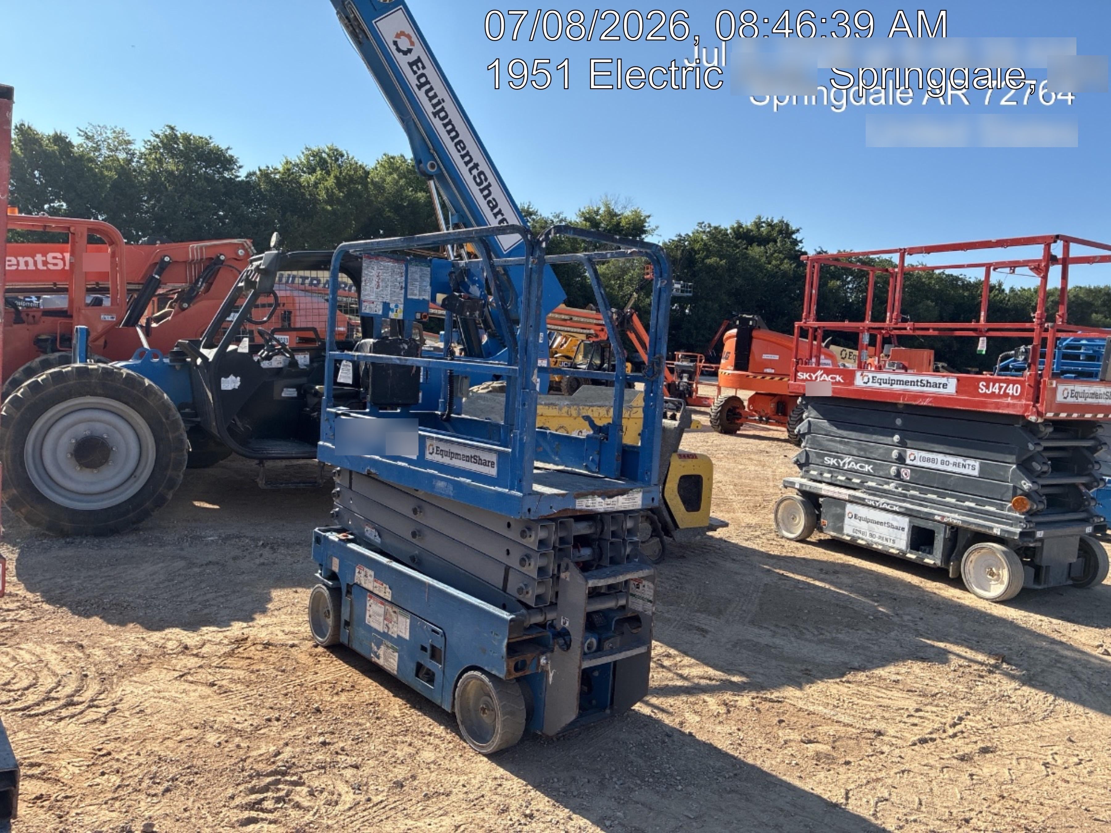 2019 Genie GS-1930 Fixed Rails with Chain Entry