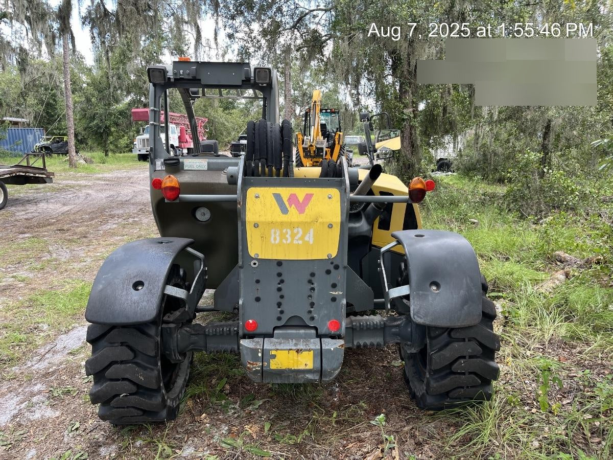 2018 Wacker Neuson TH627 Wacker Neuson TH627 Telehandler w/Canopy, Solid Tires, 48" Carriage and Forks