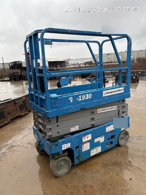 2019 Genie GS-1930 Fixed Rails with Chain Entry