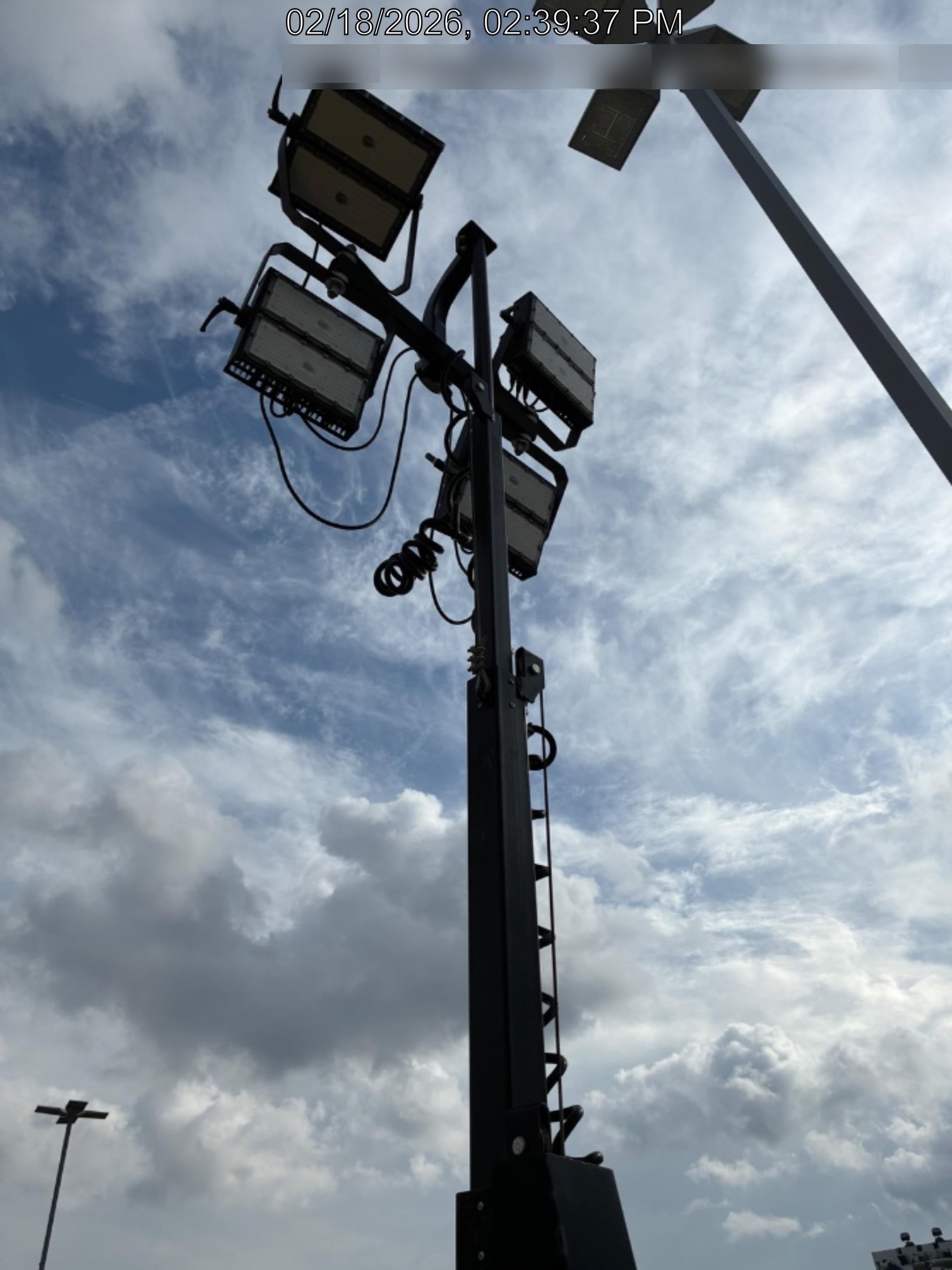 2022 Allmand NLV3GR (4) LED Light Fixture 350W, 23' Vertical Mast, 3kW Prime, Towable, Deep Sea L401, Leveling Jacks, Yanmar T4F 5.8hp