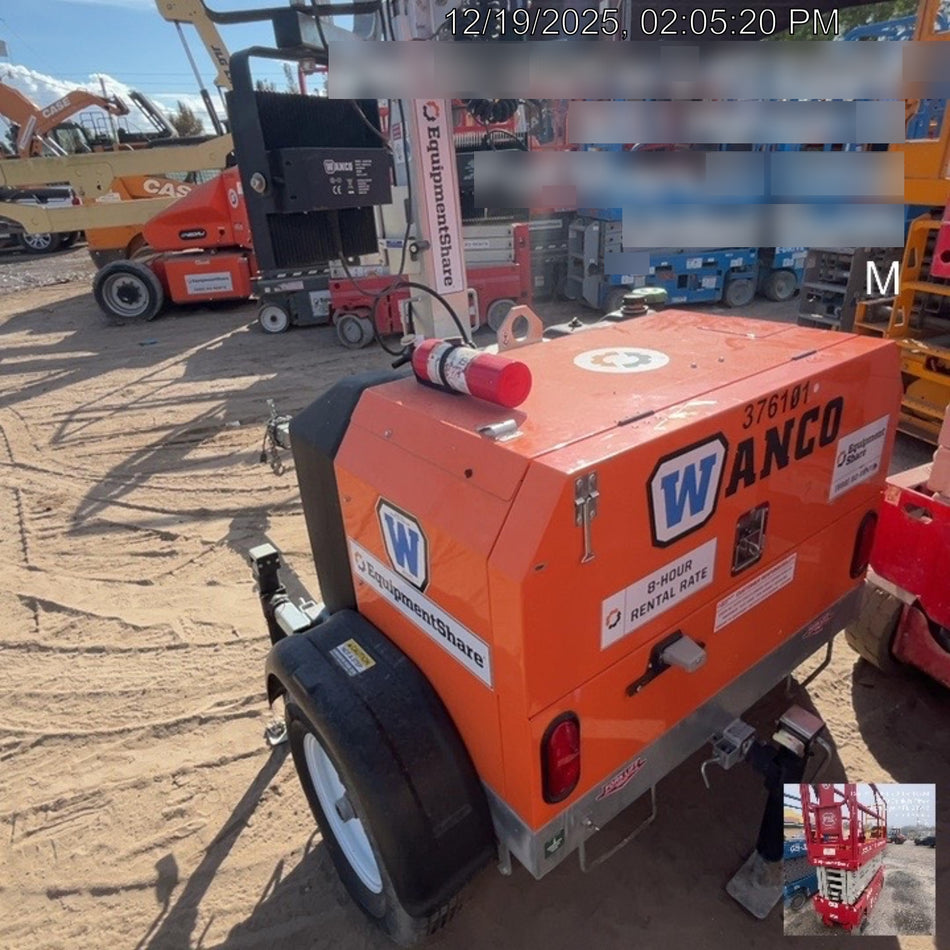 2023 Wanco WLTT-4MM4K Diesel, Deep Sea Controller, Shore Power Plug, Auto Start, (4) 350W LED Floodlights, 4kW Generator, 60 Gal Fuel Tank, 2" Ball, T3