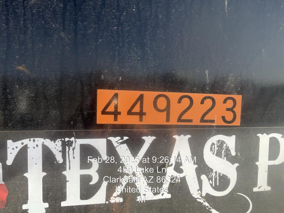 2025 TEXAS PRIDE TRAILERS 14'L x 7'W 5 Cu Yd Trunnion Hydraulic Dump