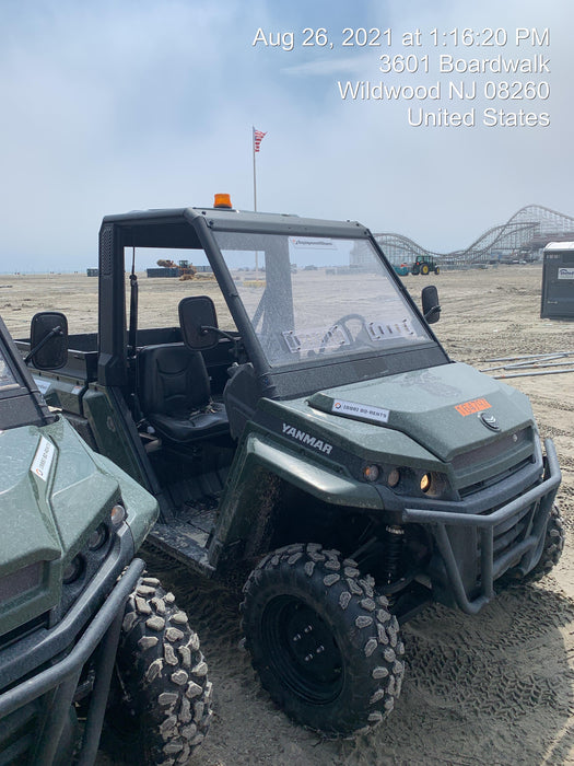 2021 Yanmar YU1000 Canopy, Steel Wheel, Poly WindShield, Beacon, Backup Alarm