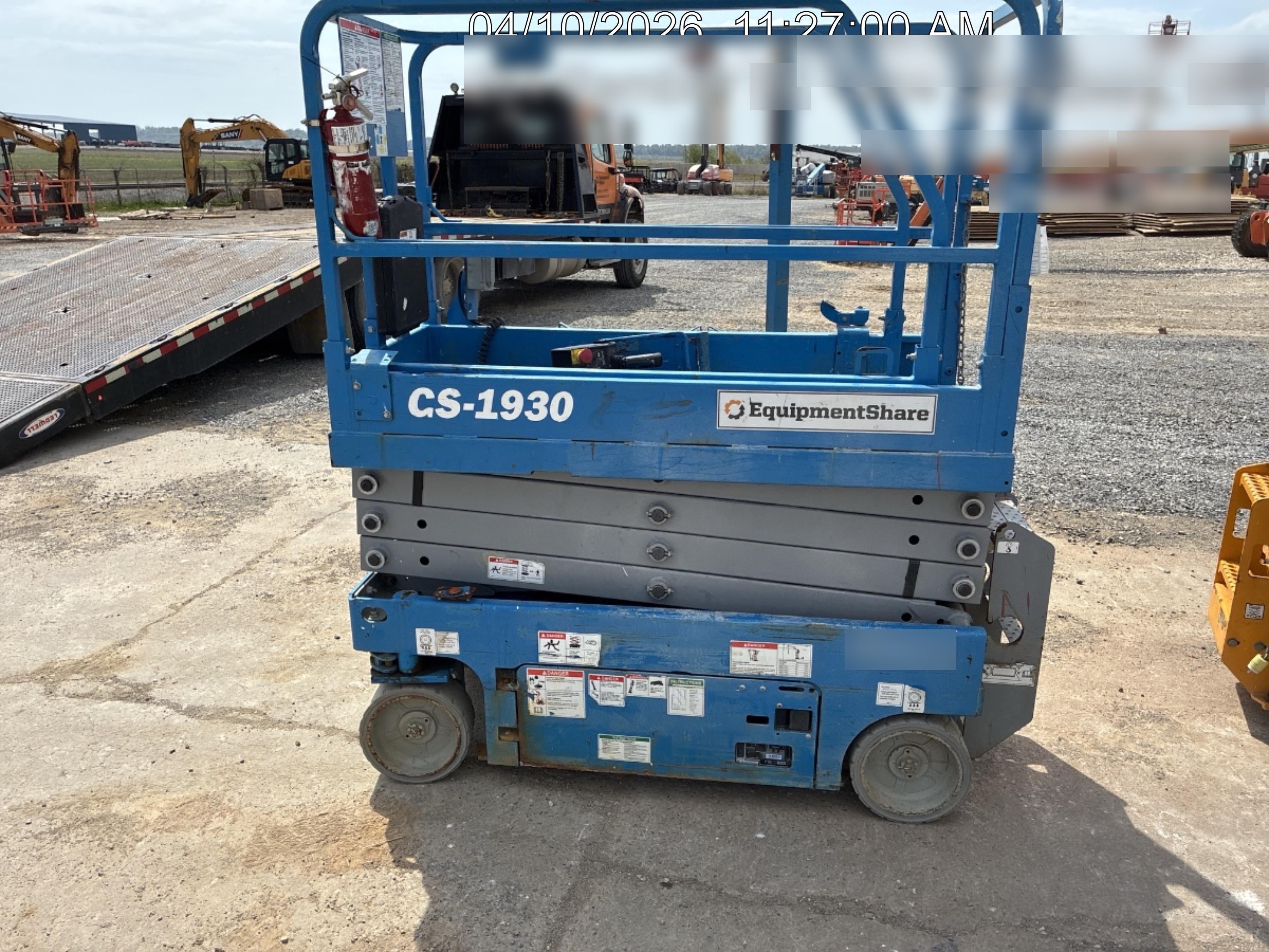 2019 Genie GS-1930 Fixed rails with chain Entry