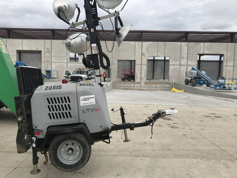 2018 Wacker Neuson LTV6L-MH Wacker Neuson LTV6L Mobile Light Tower w/Fuel Level Sensor Installed