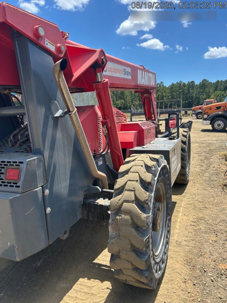 2018 Manitou MTA10055 Manitou MTA 10055 w/Cab/Heat/AC, Work Lights/Strobe, Aux Hyd, Solid Tires, Lift Hook, 66" Carriage, 60" Forks