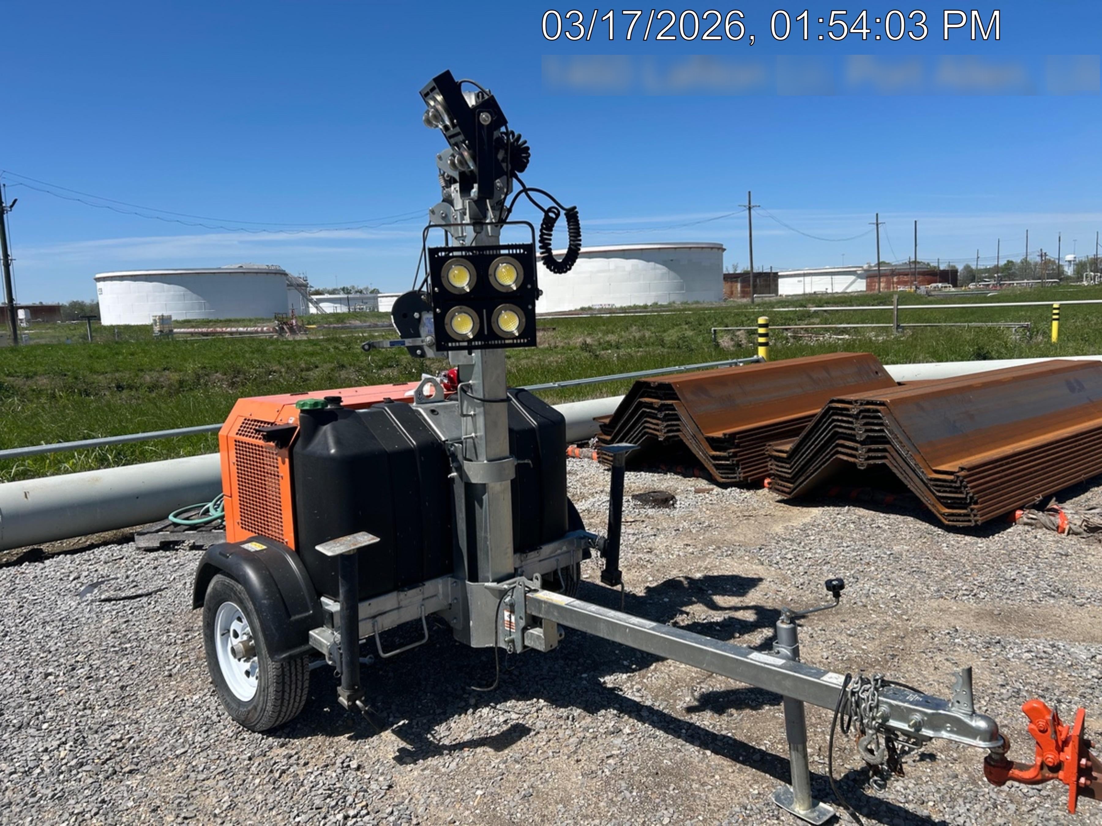 2024 Wanco WLTT-4MM4K Diesel, Deep Sea Controller, Shore Power Plug, Auto Start, (4) 350W LED Floodlights, 4kW Generator, 60 Gal Fuel Tank, 2" Ball, T3