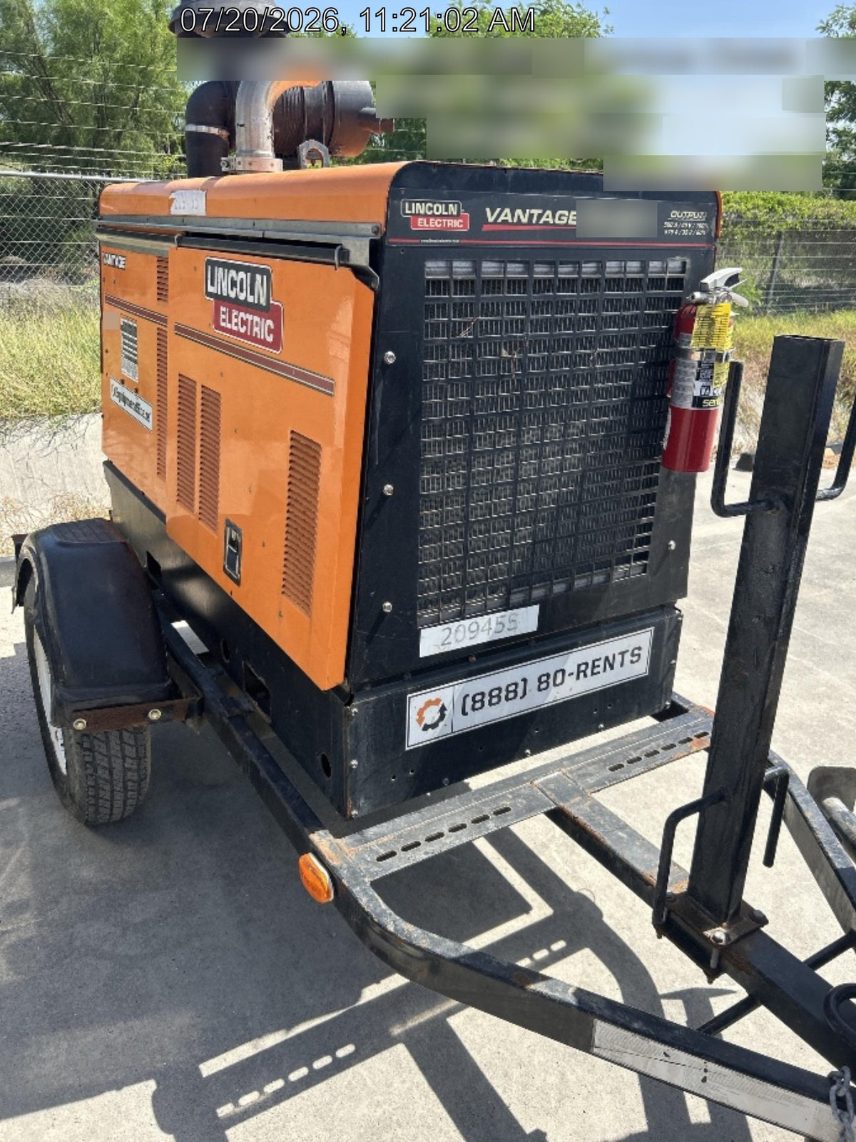 2022 Lincoln Electric Vantage 549X VANTAGE 549X READY-PAK 3