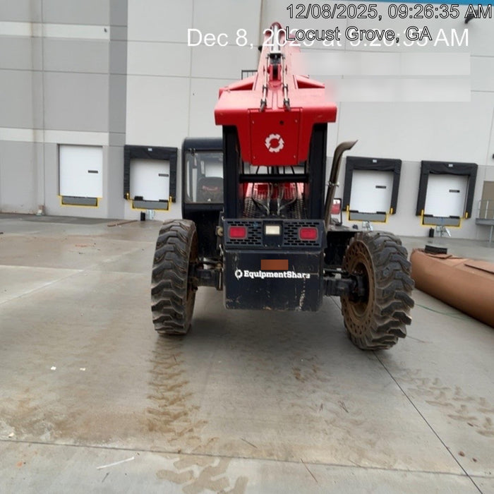 2020 Manitou MTA10055 Canopy, 120 HP, Solid Tires, Work Lights, Lift Hook, Auxiliary Hydraulics w/66" Carriage and 60" Forks