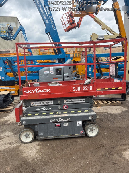 2016 Skyjack SJIII-3219 Standard Rental Specs