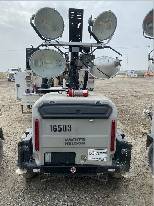 2018 Wacker Neuson LTV6L-MH Wacker Neuson LTV6L Mobile Light Tower w/Fuel Level Sensor Installed
