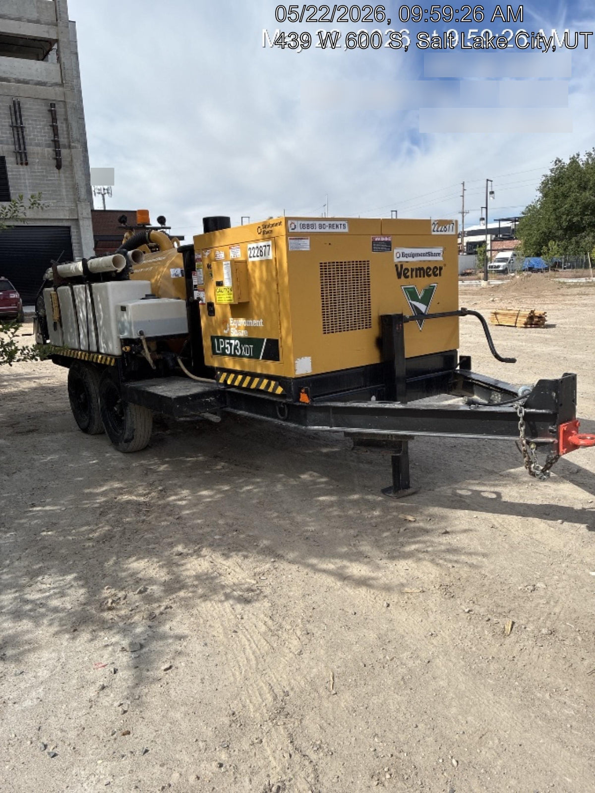 2022 Vac-Tron LP573XDT T4 Koehler Diesel Engine, 500 Gallon Debris Tank, x2 100 Gallon Water Tanks