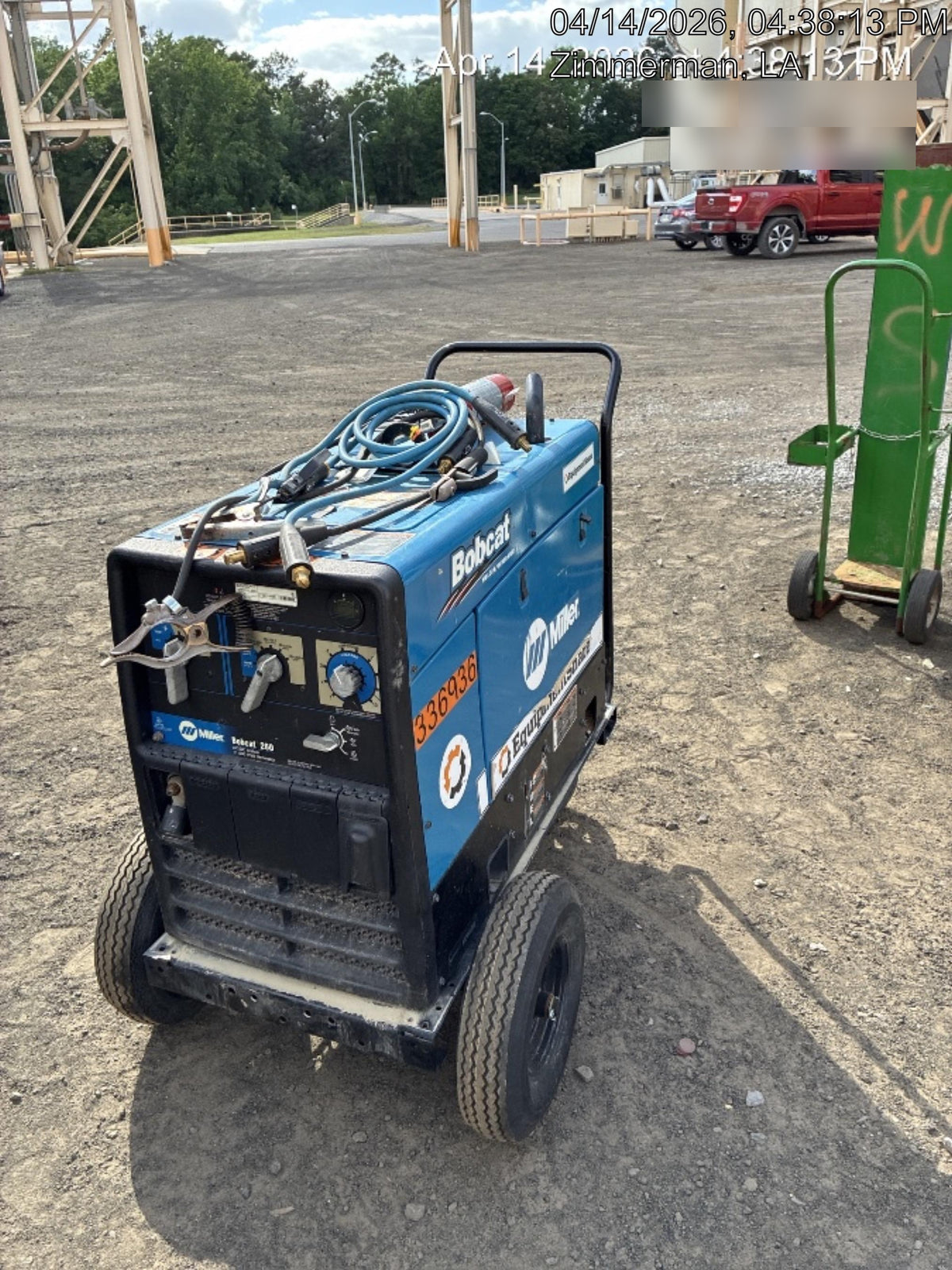 2023 Miller Electric BOBCAT 260 Kohler, GFCI, Remote Start/Stop, Running Gear