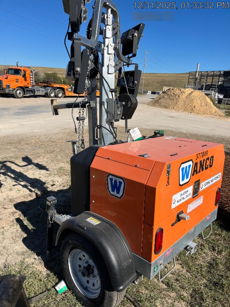 2023 Wanco WLTT-4MM4K Diesel, Deep Sea Controller, Shore Power Plug, Auto Start, (4) 350W LED Floodlights, 4kW Generator, 60 Gal Fuel Tank, 2" Ball, T3