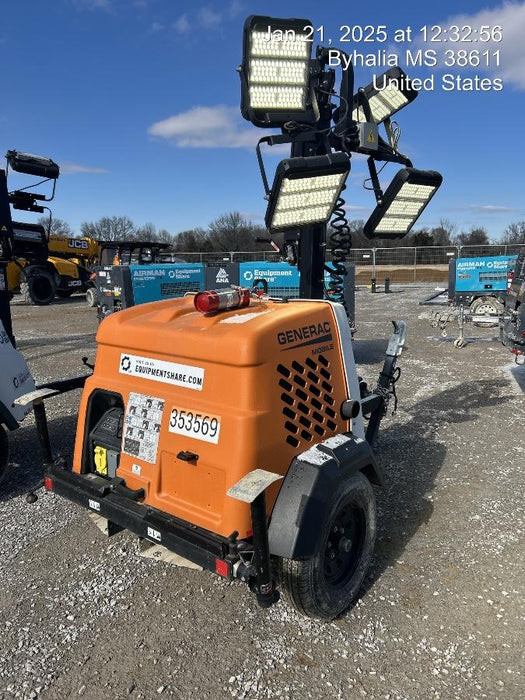 2023 Generac MLT2 Diesel, Flex Switch 120V Input, Powerzone Controller, (4) 320W LED Lights, 4kW Generator, 39.9 Gal Fuel Tank, 2" Ball, T3