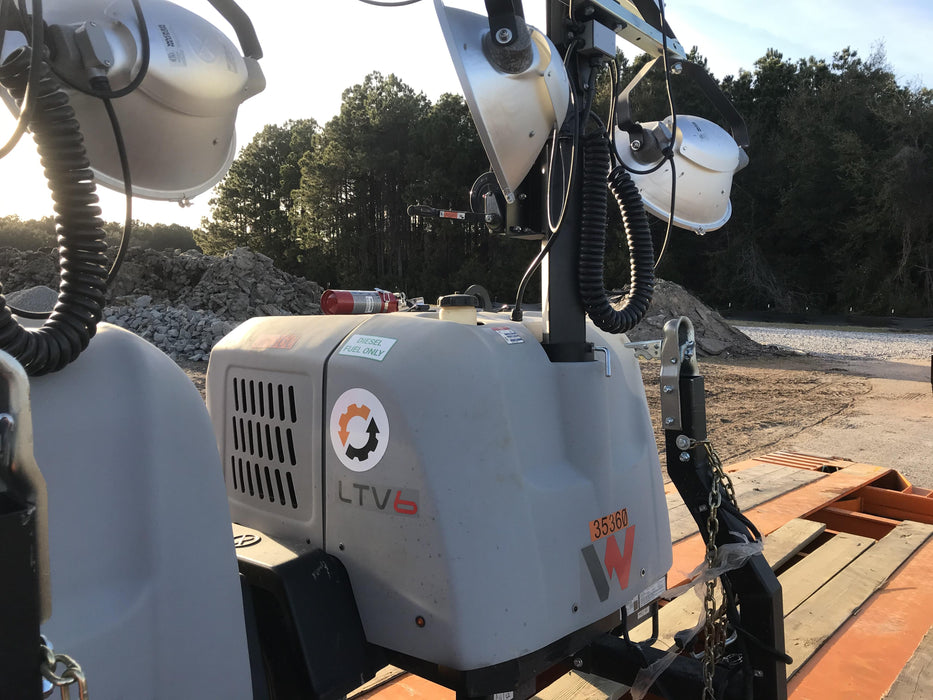 2019 Wacker Neuson LTV6L-MH Wacker Neuson LTV6L Mobile Light Tower w/Fuel Level Sensor Installed