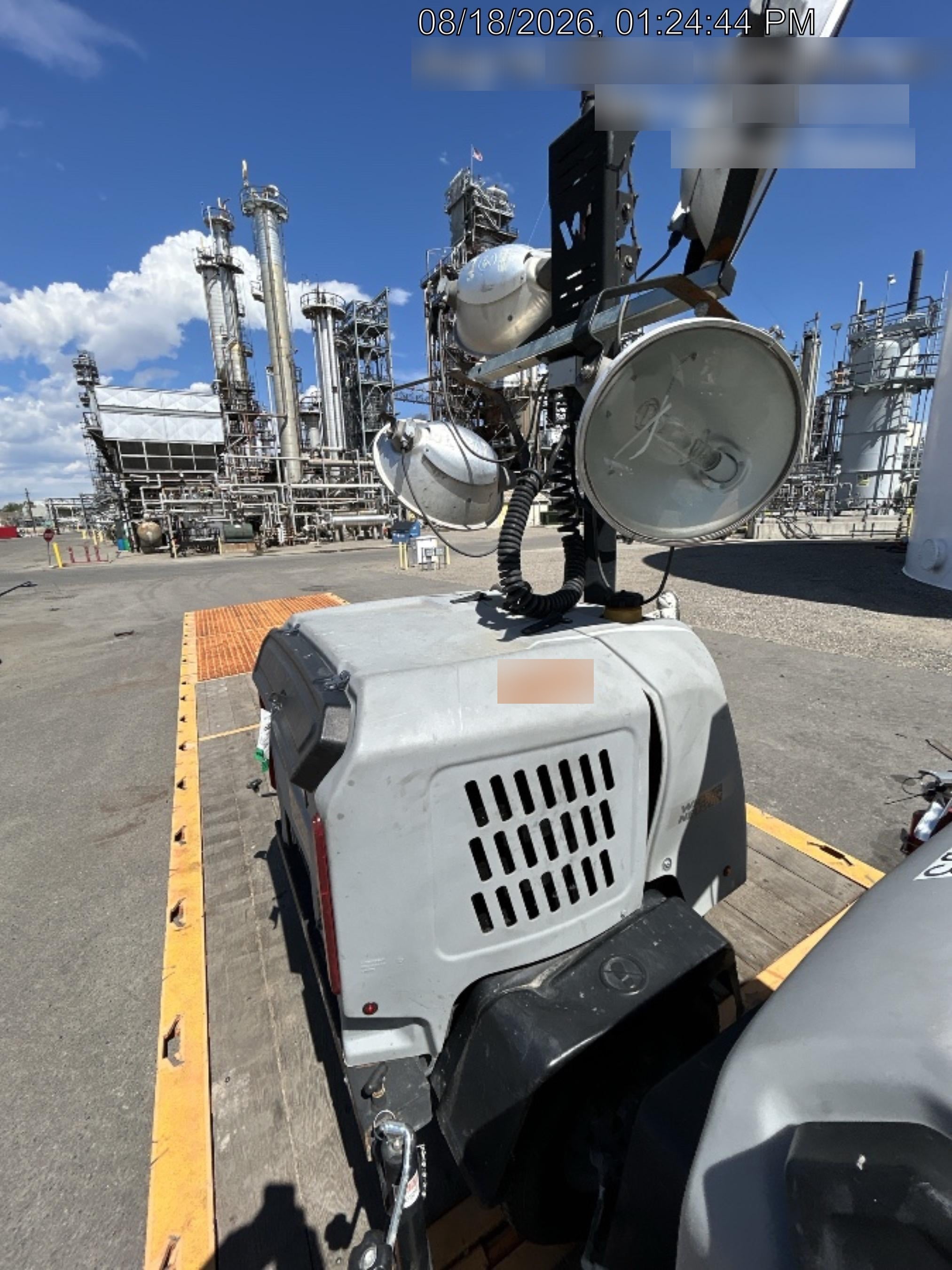 2018 Wacker Neuson LTV6L-MH Wacker Neuson LTV6L Mobile Light Tower w/Fuel Level Sensor Installed