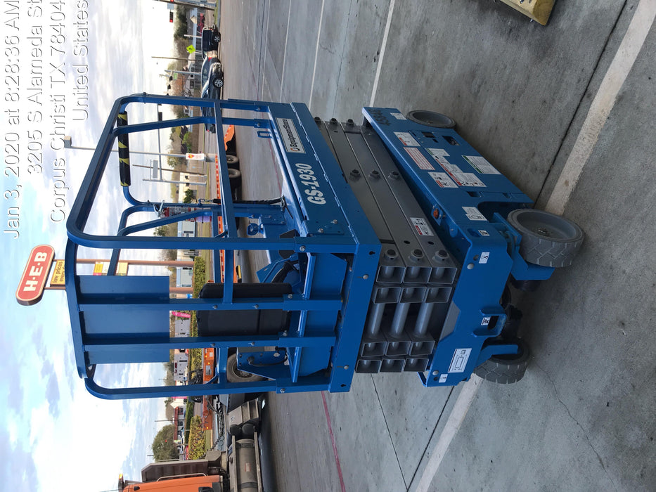 2019 Genie GS-1930 Fixed rails with chain Entry