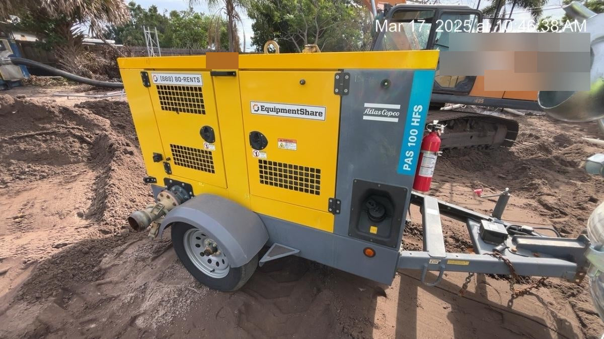 2020 ATLAS COPCO PAS 100 HF CS Enclosed