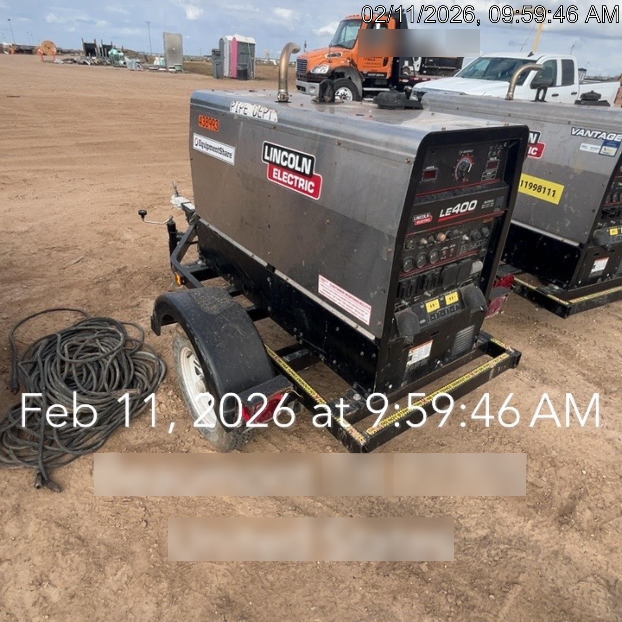 2024 Lincoln Electric LE400 Kubota V1505, Trlr, Cable Rack, Light Kit, ES Decals, T3
