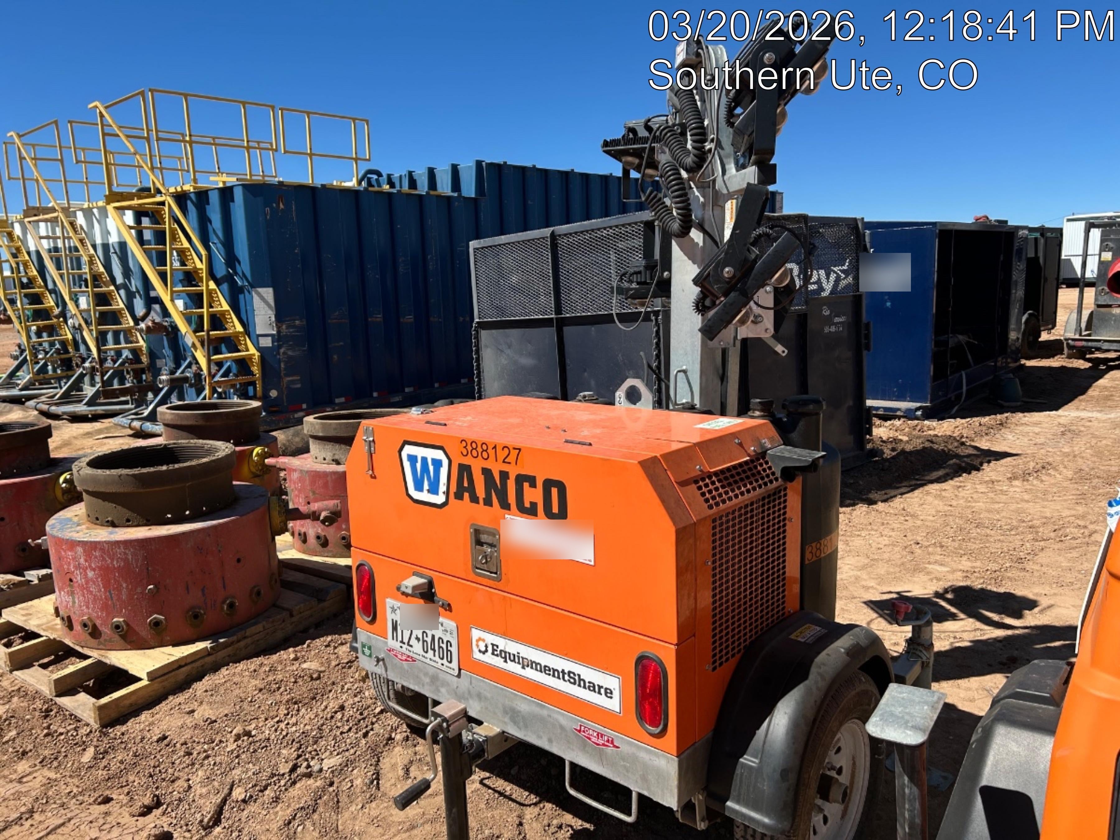 2024 Wanco WLTT-4MM4K Diesel, Deep Sea Controller, Shore Power Plug, Auto Start, (4) 350W LED Floodlights, 4kW Generator, 60 Gal Fuel Tank, 2" Ball, T3