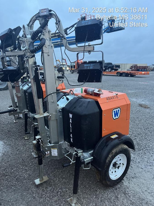 2024 Wanco WLTT-4MM4K Diesel, Mitsubishi L2E, 9.0HP @1800 rpm, Deep Sea Controller, Shore Power Plug, Auto Start, (4) 350W LED Floodlights, 4kW Generator, 60 Gal Fuel Tank, 2" Ball, T3