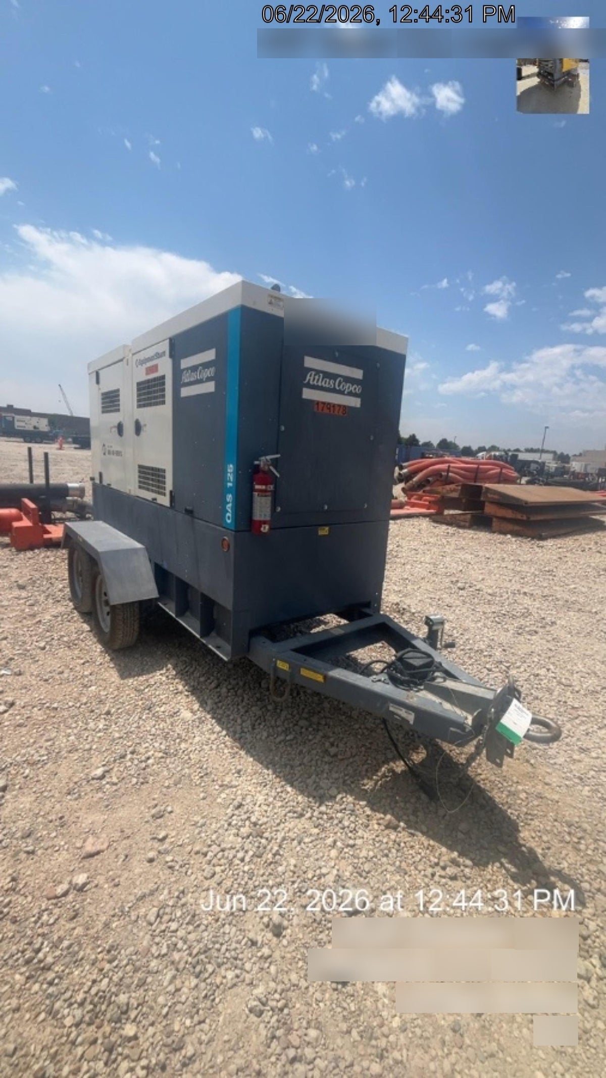 2021 ATLAS COPCO QAS 125