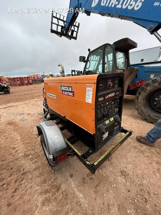 2022 Lincoln Electric LE400 Kubota V1505, Trlr, Cable Rack, Light Kit, ES Decals, T3