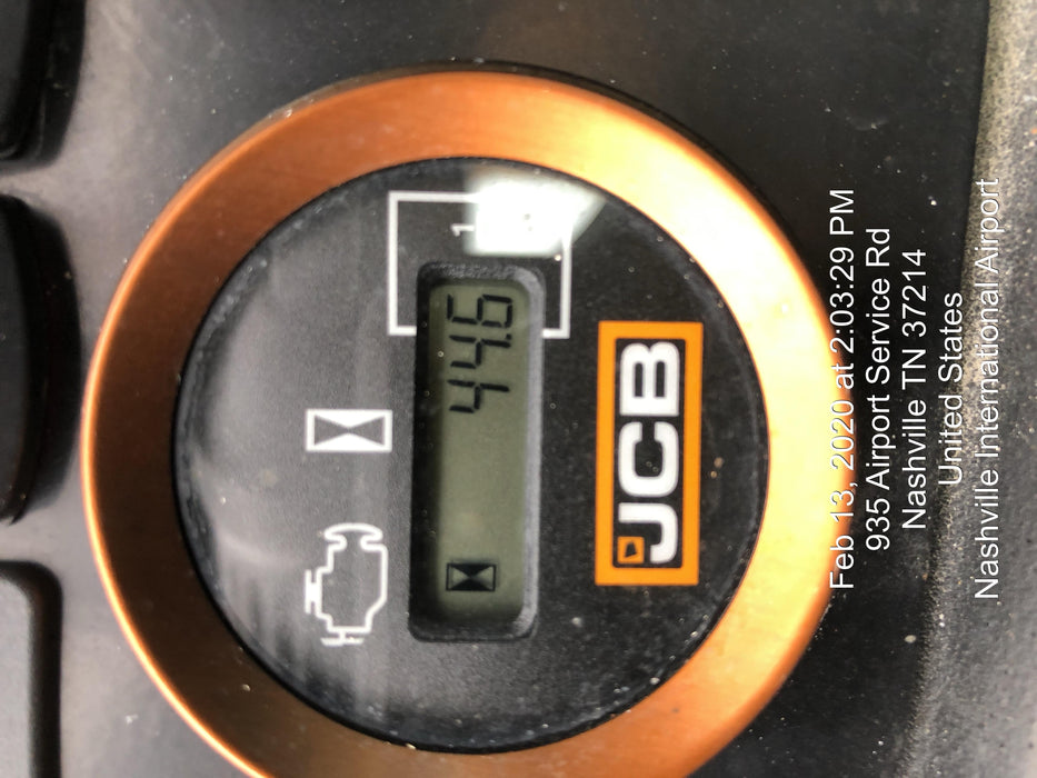 2019 JCB 510-56 Canopy, 74 HP, Solid Tires, STD Worklight, Beacon, Aux Hydraulics, Lifting Eye, Back up Alarm w/66" Carriage/60" Forks