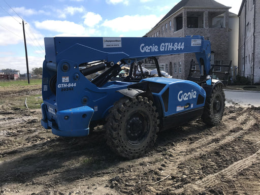 2018 Genie GTH-844 Genie GTH-844 w/Open ROPS, Solid Tires, beacon/work lights, 60" carriage/forks