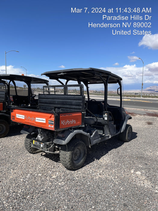 2022 Kubota RTV-X1140W-H Plastic Canopy, Windshield Acrylic Clear, LED Strobe Light, Wire Harness Kit, Back up Alarm