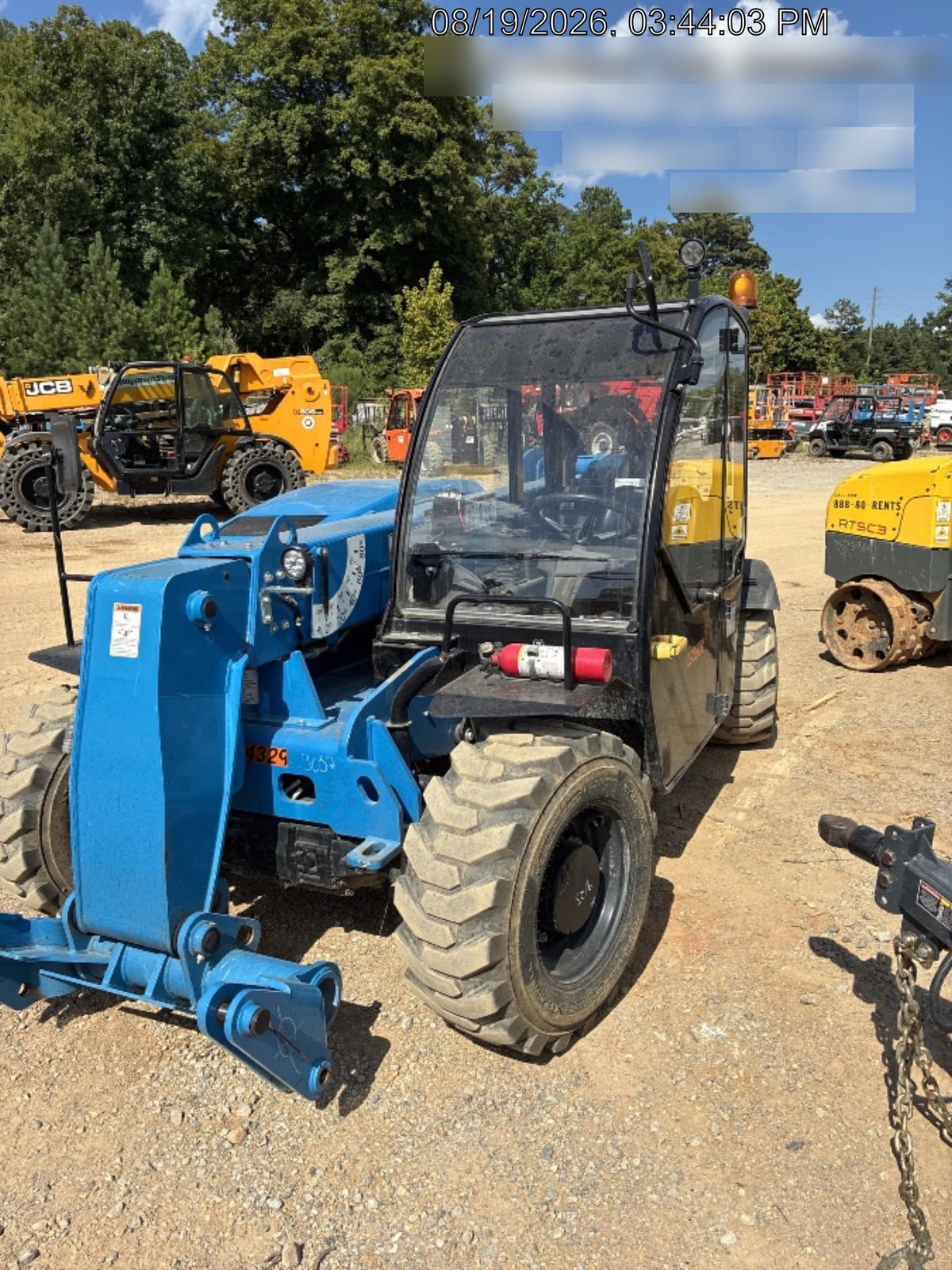 2024 Genie GTH-5519 74Hp Dsl, Cab/Heat/Air, FF Tires, LED WL, T3 + Access Control