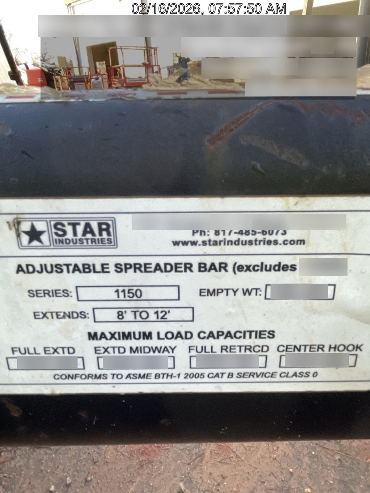 2020 STAR INDUSTRIES 1150C