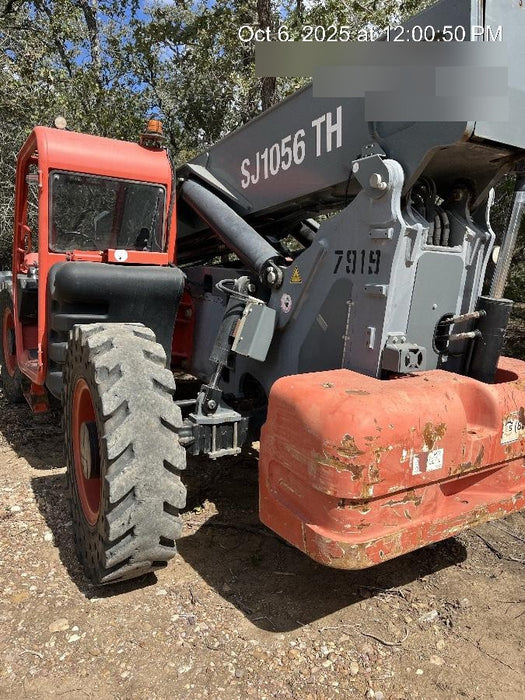 2018 Skyjack SJ1056 TH Skyjack 1056 TH Telehandler w/Open ROPS, Work Lights/Beacon, Solid Tires, 60" Carriage and Forks