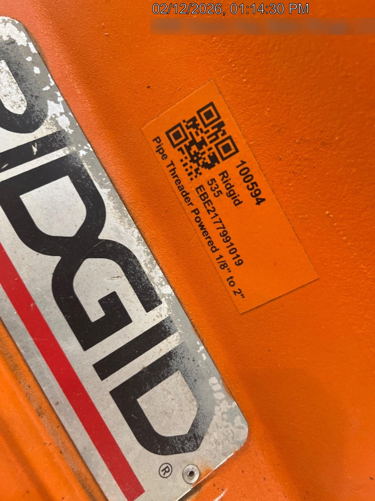 2020 RIDGID 535