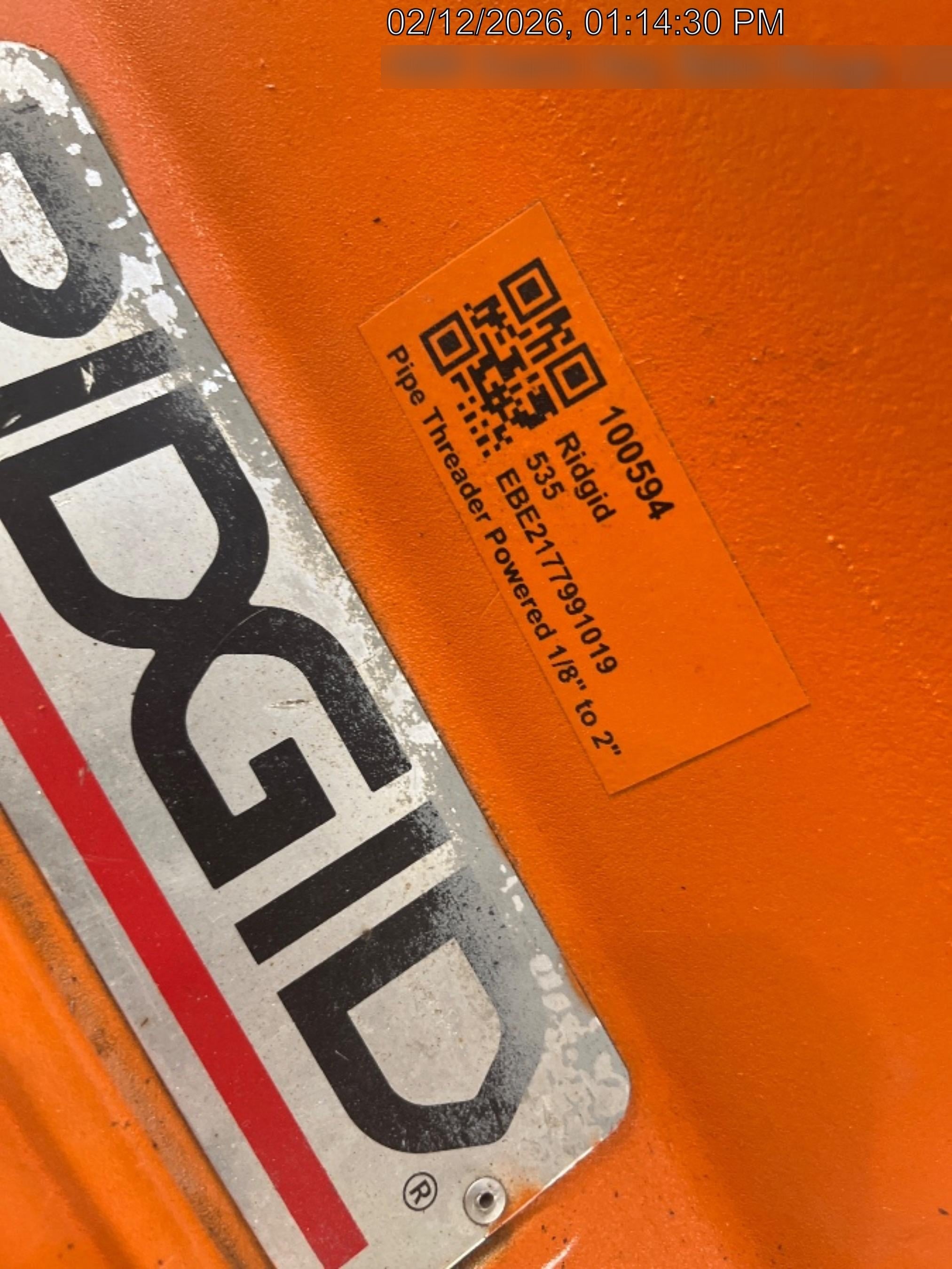 2020 RIDGID 535