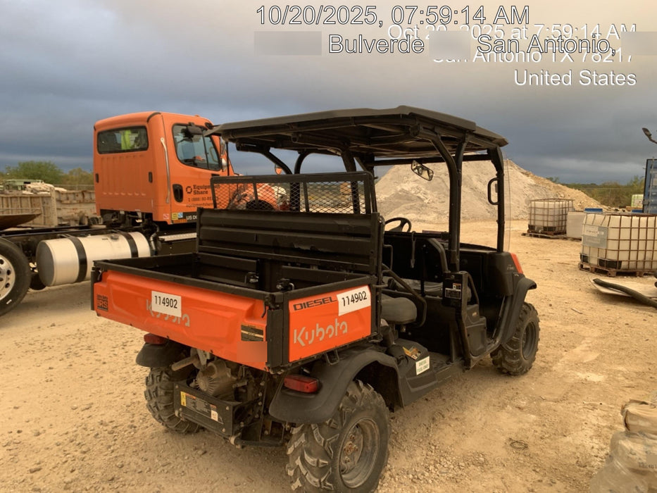 2020 Kubota RTV-X1140 CANOPY,STROBE,BACK UP ALARM,WINDSHIELD, FIRE EXT