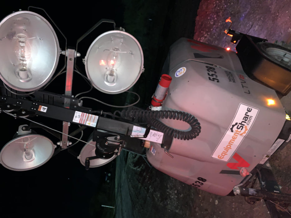 2017 Wacker Neuson LTV6L-MH Wacker Neuson 6 kW Towable Light Generator