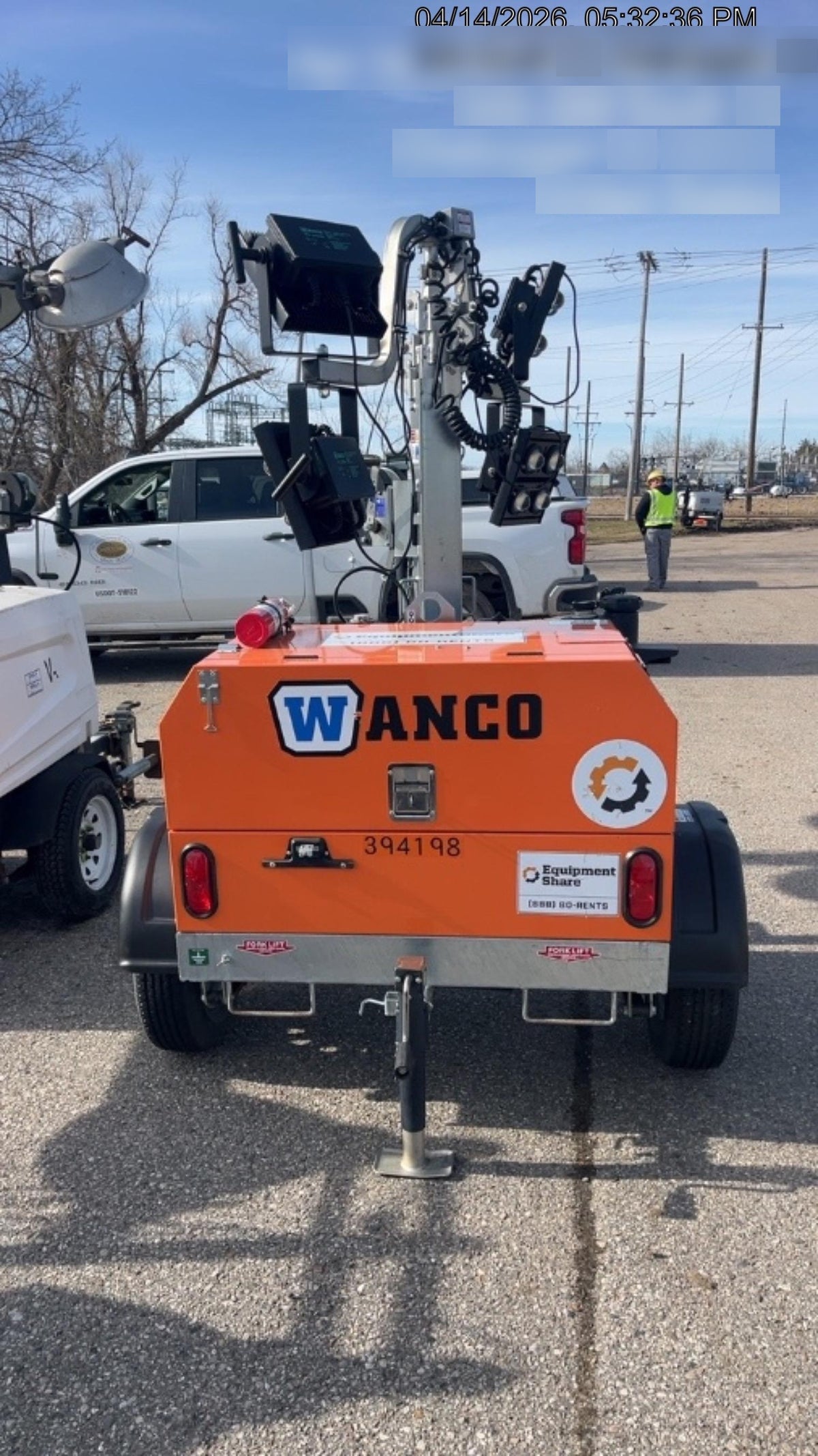 2024 Wanco WLTT-4MM4K Diesel, Deep Sea Controller, Shore Power Plug, Auto Start, (4) 350W LED Floodlights, 4kW Generator, 60 Gal Fuel Tank, 2" Ball, T3