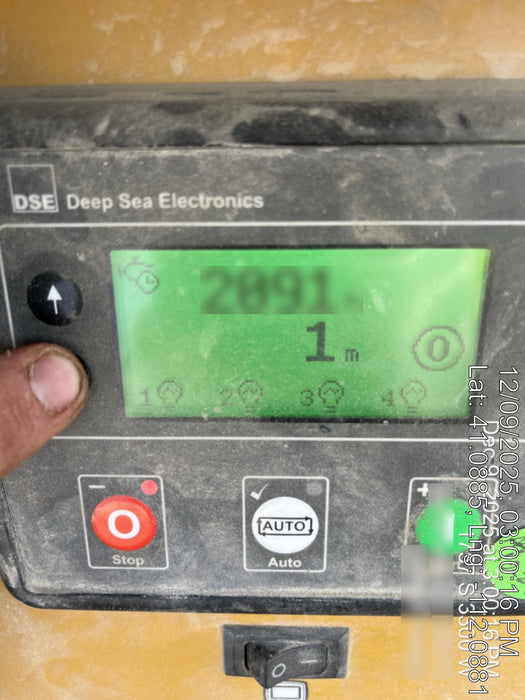 2022 Allmand NLV3GR (4) LED Light Fixture 350W, 23' Vertical Mast, 3kW Prime, Towable, Deep Sea L401, Leveling Jacks, Yanmar T4F 5.8hp