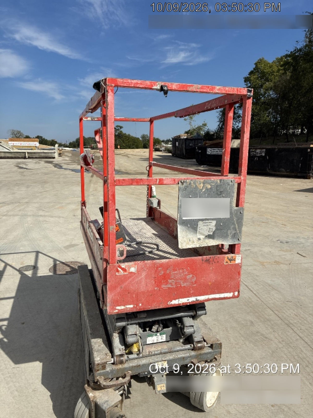 2019 Skyjack SJIII-3219 Standard Options