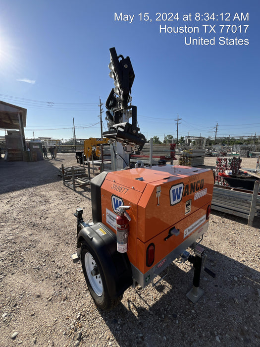 2024 Wanco WLTT-4MM4K Diesel, Deep Sea Controller, Shore Power Plug, Auto Start, (4) 350W LED Floodlights, 4kW Generator, 60 Gal Fuel Tank, 2" Ball, T3