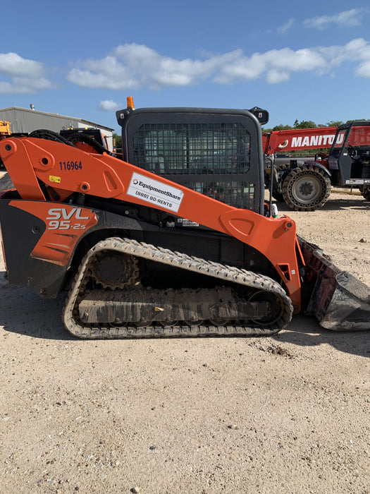 2020 Kubota SVL95-2SHC Cab, Rubber Tracks, Hydraulic Quick Coupler