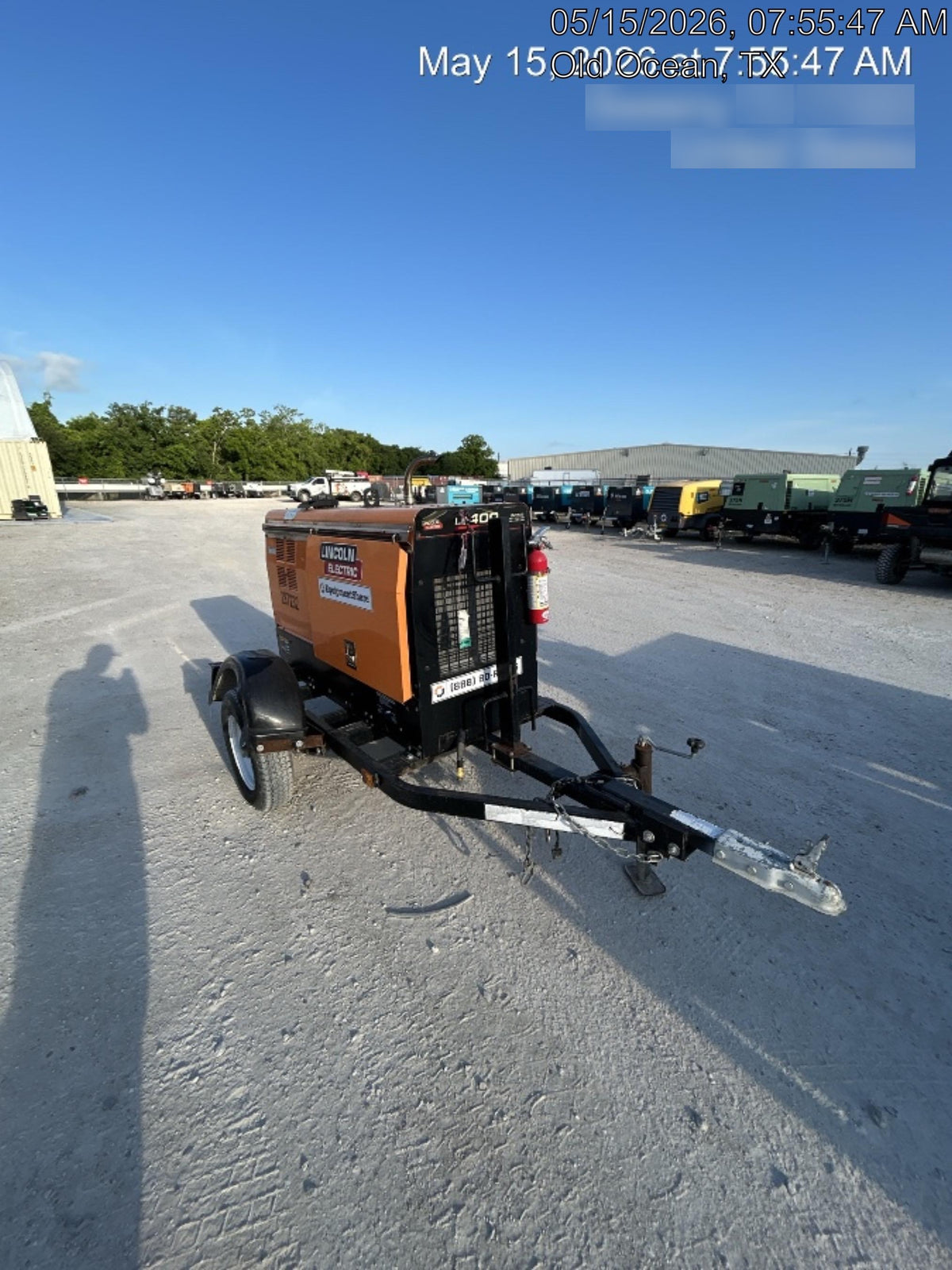 2022 Lincoln Electric LE400 Kubota V1505, Trlr, Cable Rack, Light Kit, ES Decals, T3