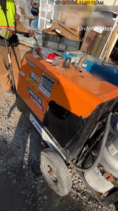 2021 Lincoln Electric Ranger 305 LPG LPG One-Pak (includes undercarriage, tank holder & tank strap) ORANGE