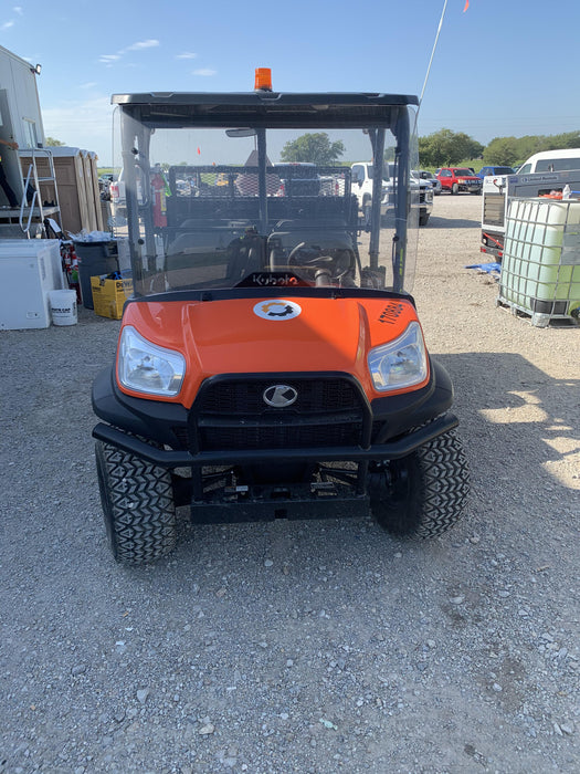 2021 Kubota RTV-X1140W-H Plastic Canopy, Windshield Acrylic Clear, LED Strobe Light, Wire Harness Kit, Back up Alarm